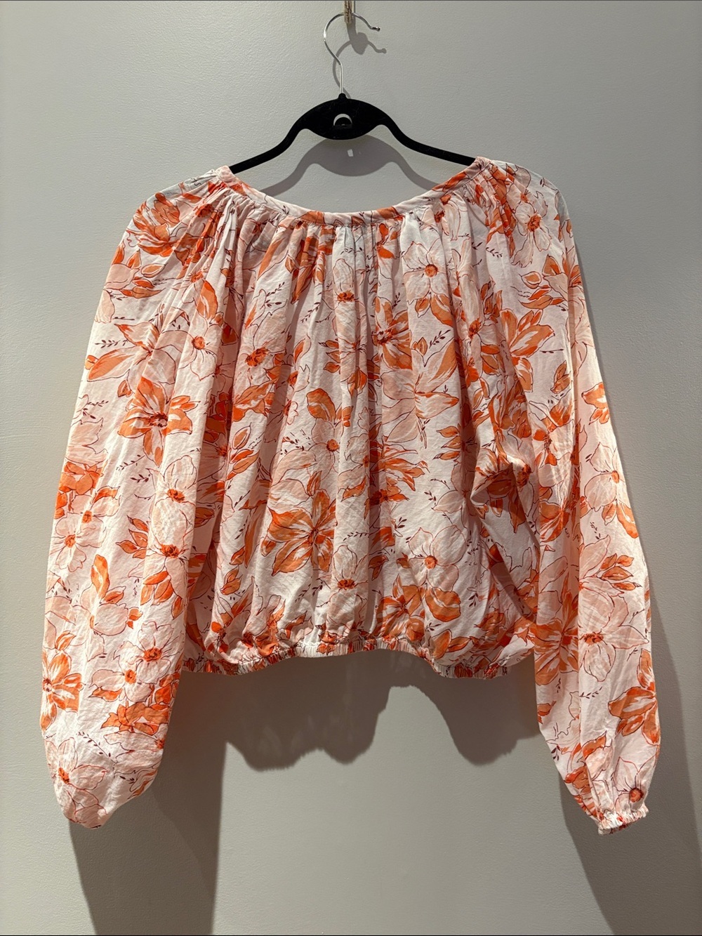 J. Crew Floral Peach & Orange Top ($135) - Picture 3 of 9